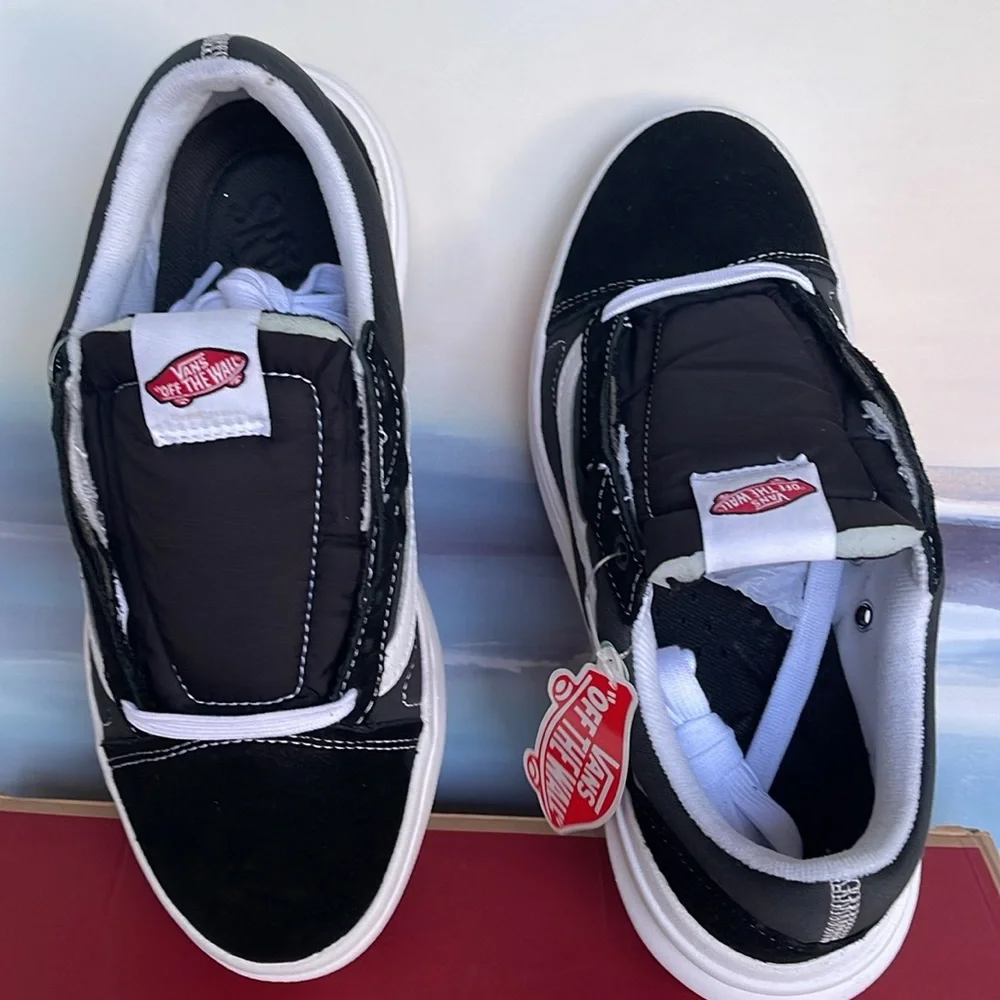 Vans WMNS Oid Skool Over Black/White VN0A7Q5EBA2 Sneakers Platforms